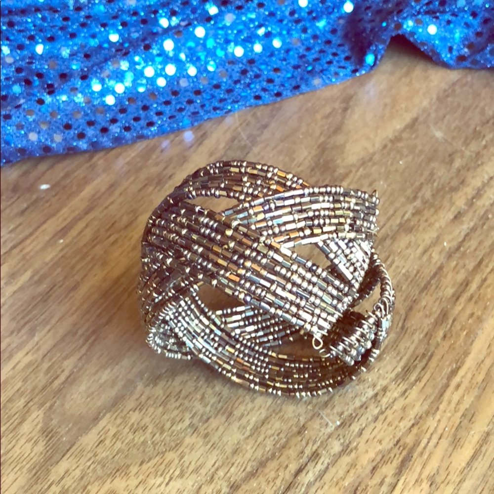 Bronze bead bracelet